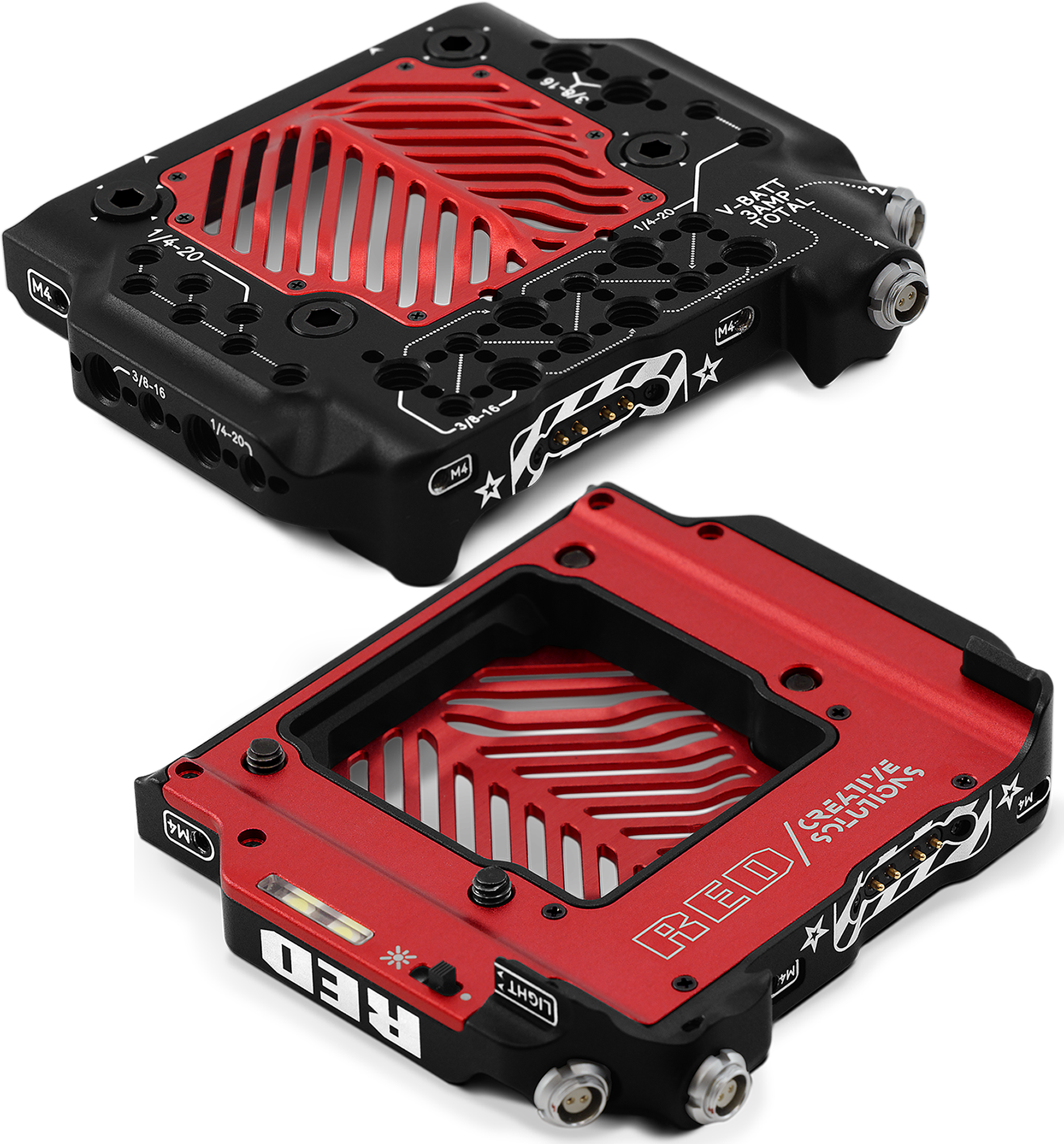 V-RAPTOR® Tactical Top Plate and Battery Adapters (V-Lock or Gold